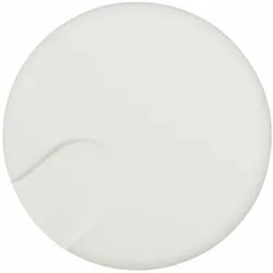 Round 2-part closable plastic cable grommet, white