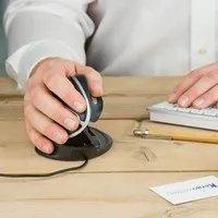 Oyster Large bedrade links/rechts ergonomische muis