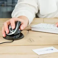 Oyster bedrade links/rechts ergonomische muis