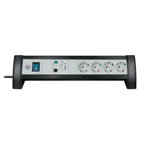 Brennenstuhl Premium Desk 4 Power Strip with Surge Protection