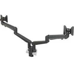 Stockholm double gas-sprung monitor arm black
