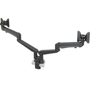 Stockholm double gas-sprung monitor arm black