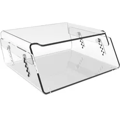 Crystal adjustable monitor stand