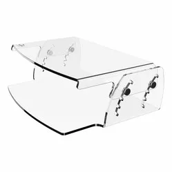 Dataflex Addit Acrylic adjustable monitor riser - 49.550