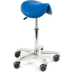 Score Amazone saddle stool seamlessly upholstered