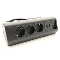 Axessline Desk - 3x power + 2x USB-A charger & Datapoort