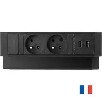 Einbau-Steckdose Mit HDMI, USB & TV-Anschluss | IP44 Schutz | 230V | Weiß Glänzend