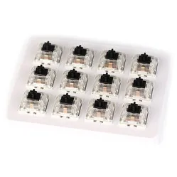 Gateron black switch set mechanical switches 12-pack