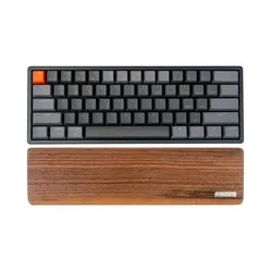 Keychron walnut wood wrist rest for K12