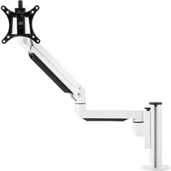 Galaxy monitor arm gas spring + static straight - white