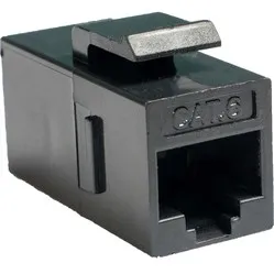 Keystone Insert - RJ45 Cat6 black