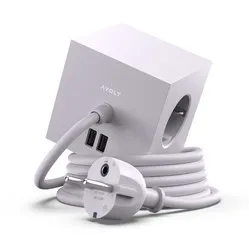 Avolt Square 1 power strip USB-A - Gotland Grey