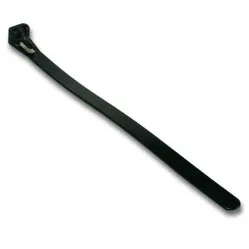 Resealable Cable Ties 250 x 7.6 black (pack of 10)