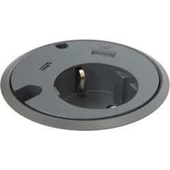 Powerdot Power met USB charger en USB-C Ø79 mm zwart - GST18