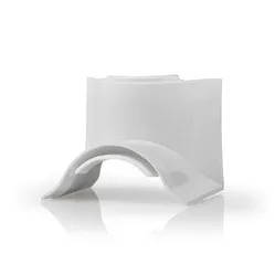 Corner Piece Cable Duct self-adhesive cable trunking - white