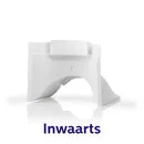 Corner Piece Cable Duct self-adhesive cable trunking - white