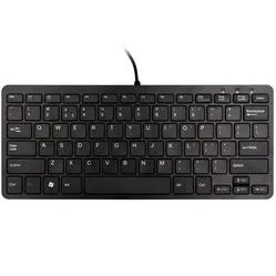 R-Go  Ergo Compact black ergonomic keyboard