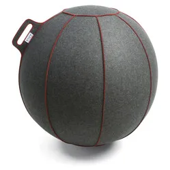Vluv  BOL VELT Sitting Ball Grey-Melange / Red