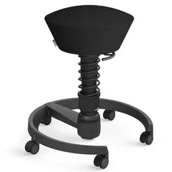 Aeris Swopper Standard Comfort - Microfibre black seat