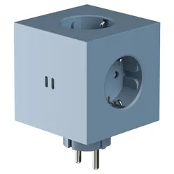 Avolt Square 2 power strip - Shark Blue
