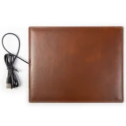 De WarmeMat™ heated mouse mat USB 25x20cm tobacco