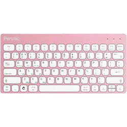 Penclic KB3 Compact Bluetooth keyboard - pretty pink