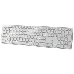 Rapoo E9550G wireless keyboard with numeric keypad white
