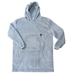 Glovii Heated Poncho Light Grey