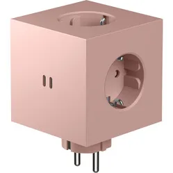Avolt Square 2 Power Strip - Old Pink