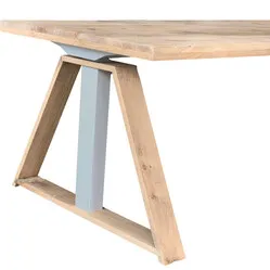 Wood it be Nice Sit-Stand Desk 65-130 cm incl. free assembly - Silver