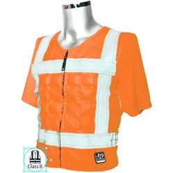 IZI bodycooling  Hydrogel-22 (Class II) Cooling Vest Orange 25º-40º