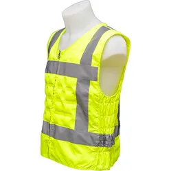 IZI bodycooling  Hydrogel-12 (Class I) cooling vest yellow 25º-40º