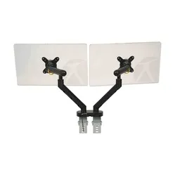 BakkerElkhuizen Flexible dual monitor arm - black