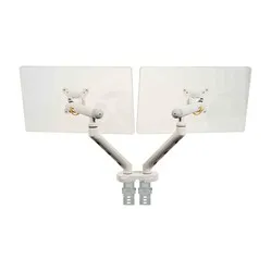 BakkerElkhuizen Flexible dual monitor arm - white