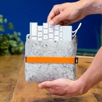 R-Go  Vilten sleeve voor Split toetsenbord