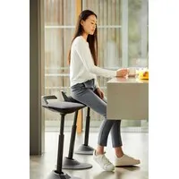 Aeris Muvman zit-sta hulp zwart/grijs gemêleerd