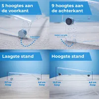 Ergopro READ_UP45 A3 - 45 hoeken verstelbare documenthouder - acryl