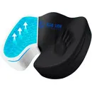 Blue Lion Lifestyle Stuitbeenkussen met memory foam + verkoelende gel Blue Lion Lifestyle Stuitbeenkussen met memory foam + verkoelende gel