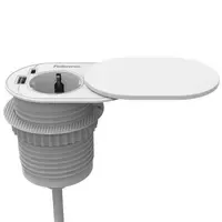 Fellowes Power-Spot® Slide wit - 1x 230V & USB A+C charger  - Copy