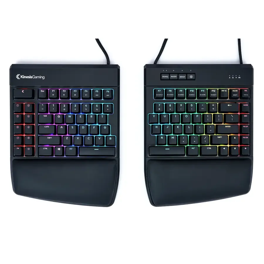 Kinesis Freestyle Edge RGB PLUS gesplitst gaming toetsenbord