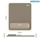 Fellowes Breyta muismat met polssteun sand