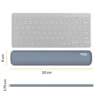 Fellowes Breyta polssteun voor compact toetsenbord marine