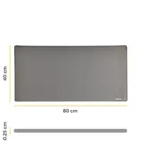 Fellowes Breyta bureauonderlegger 80x40 cm grijs