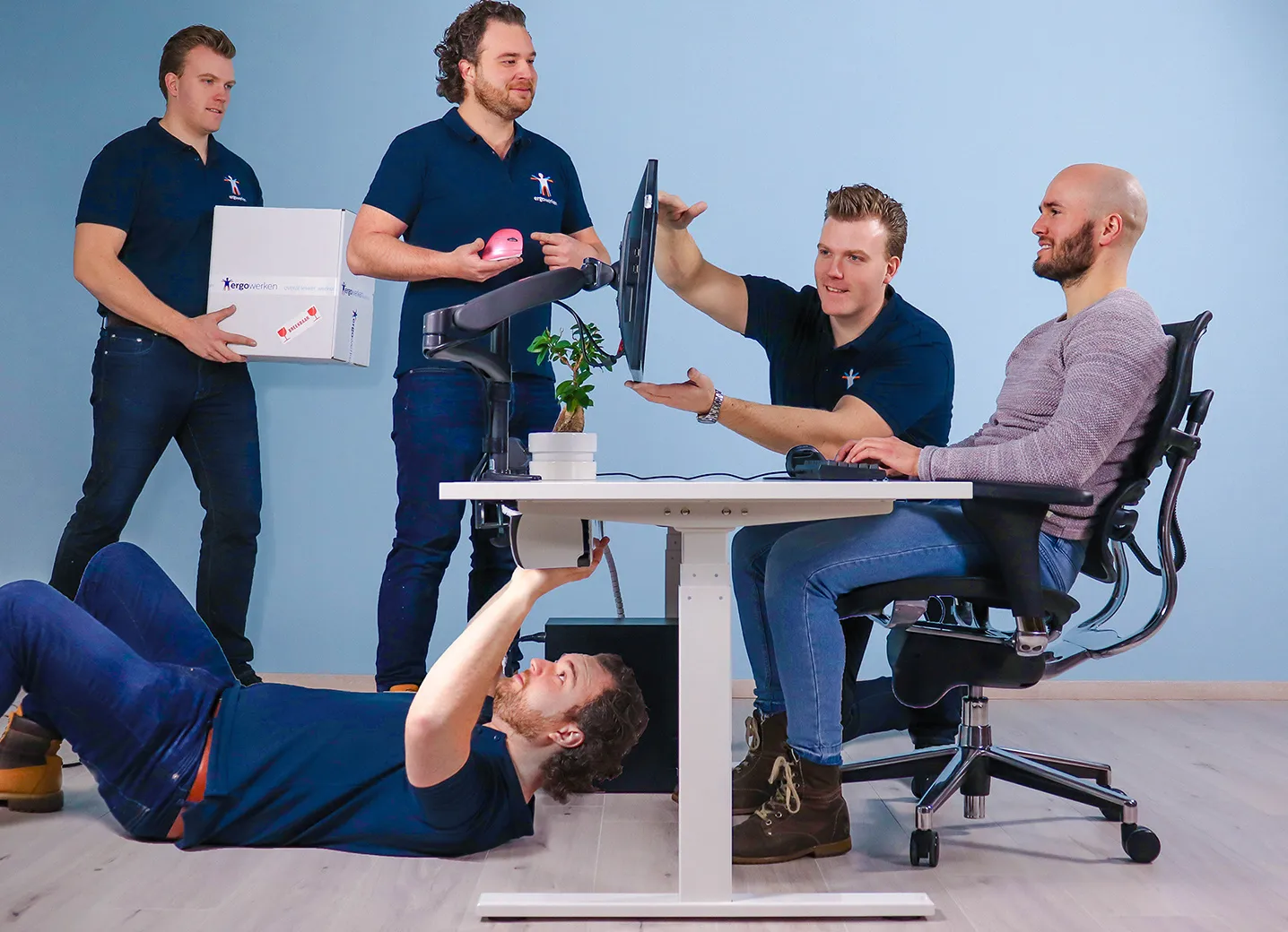 The path to your ideal workplace with Ergowerken's services