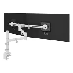 Dataflex Viewgo dual monitor arm white