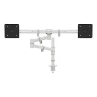 Dataflex Viewgo dubbele monitor arm wit