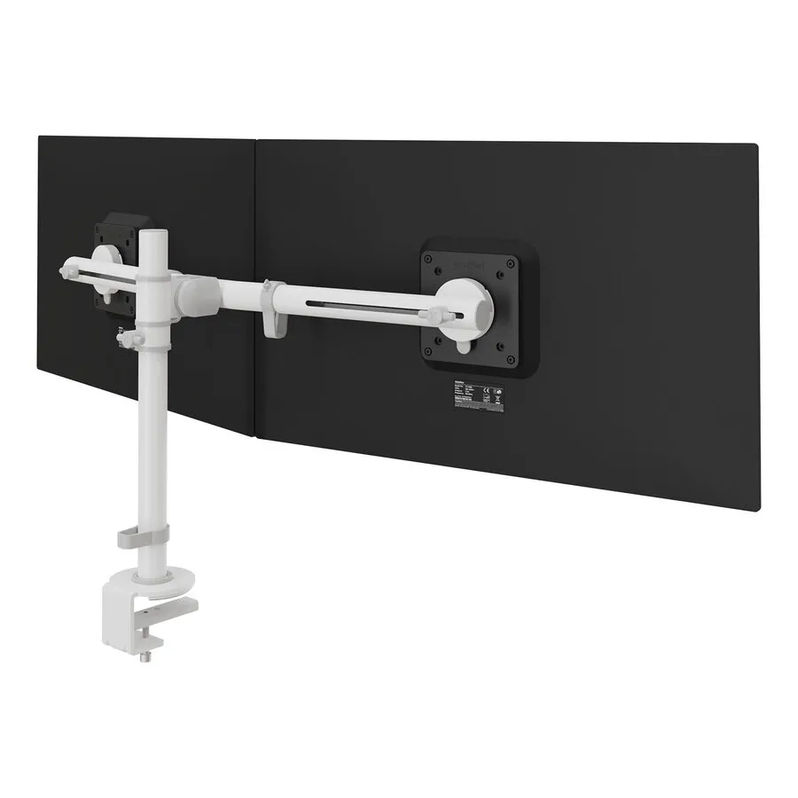 Dataflex Viewgo bridge dubbele monitor arm - wit