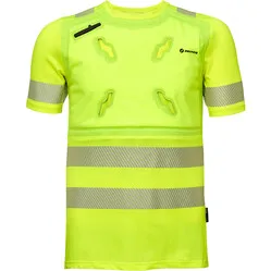 Inuteq Bodycool Smart-X DRY reflective short-sleeved t-shirt yellow