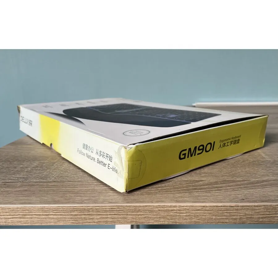 Delux Ergonomic split classic black wireless - NEARLY NEW ITEM