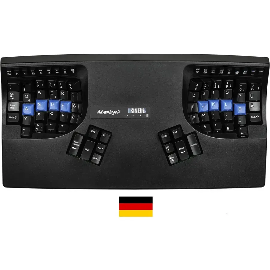 Kinesis Advantage2 ergonomic QWERTZ keyboard black
